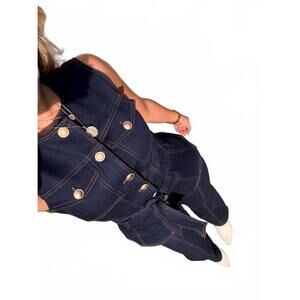 NEW EDIT BY NINE prim and proper set pants in denim